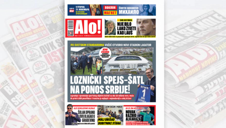 LOZNIČKI SPEJ-ŠATL NA PONOS SRBIJE! Vučić otvorio novi stadion