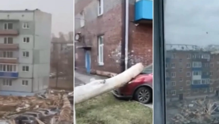 SNAŽNI ORKANSKI VETAR ODNOSI ŽIVOTE Horor u Rusiji, proglašeno vanredno stanje (VIDEO)