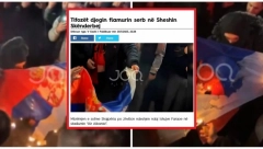 GNUSNO IZVEŠTAVANJE ALBANSKIH MEDIJA O PALJENJU SRPSKE ZASTAVE "Oni to rade zbog entuzijazma"