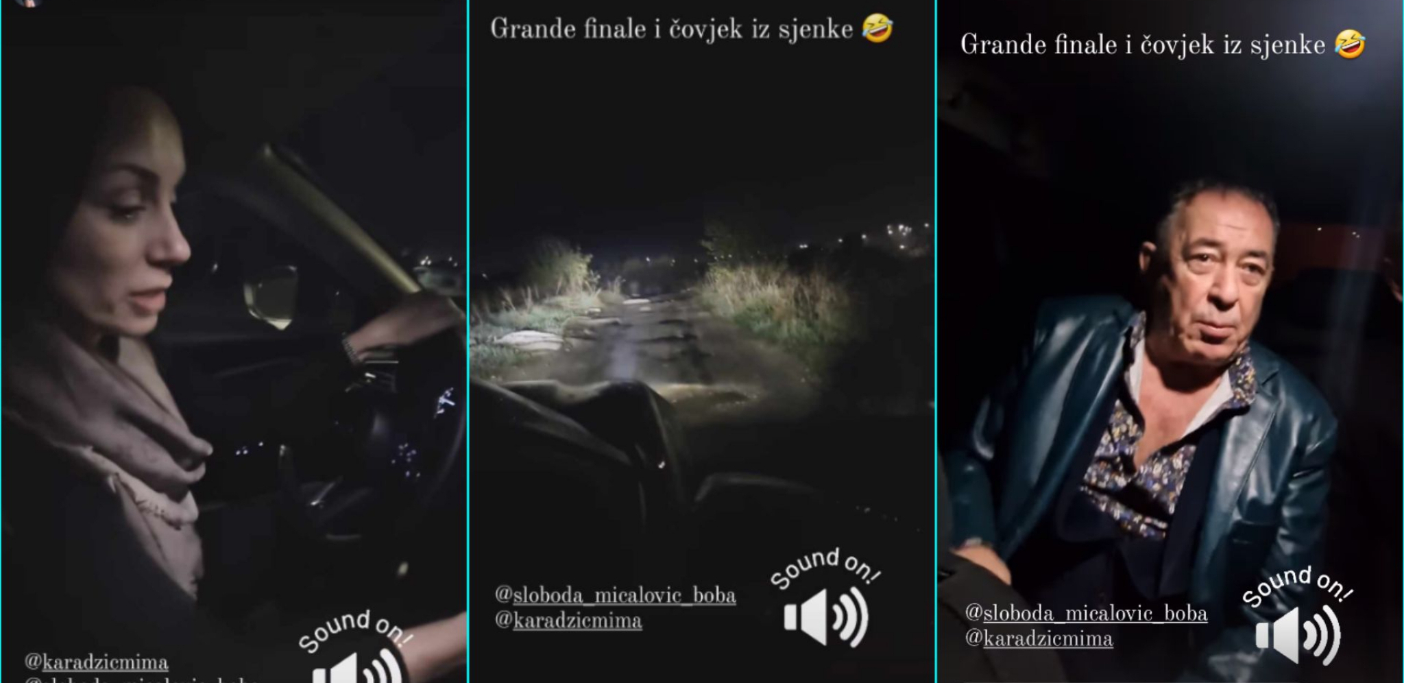 GLUMCI ZAVRŠILI U NAPUŠTENOM MESTU PORED DUNAVA Mima Karadžić i Sloboda Mićalović se izgubili nakon predstave, nisu znali šta da rade!