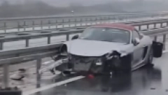 AUTOMOBIL SLUPAN NA MILOŠU VELIKOM Jezivi snimak nesreće (VIDEO)