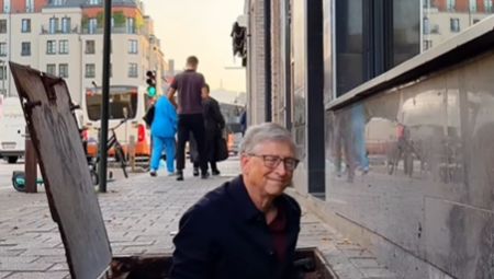 "OVDE ZAUDARA" Bil Gejts proveo dan u kanalizaciji (VIDEO)