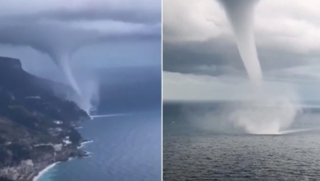 VODENI TORNADO U ITALIJI Stanovništvo u panici, kreće se ka gradskoj luci (VIDEO)