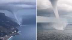 VODENI TORNADO U ITALIJI Stanovništvo u panici, kreće se ka gradskoj luci (VIDEO)