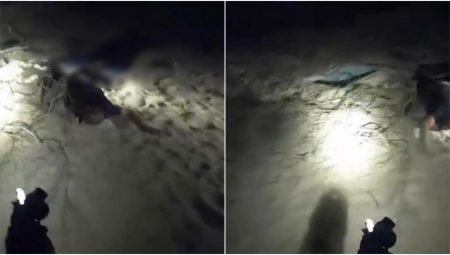 HAMASOVCI DIŽU RUKE UVIS I BACAJU SE NA PESAK Isterali ih iz rupe na plaži, dramatičan noćni snimak izraelske vojske (VIDEO)