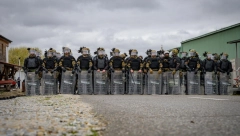 "ZLATNA SABLJA" KFORA U KAMPU NOVO SELO: Vežba za kontrolu nereda i mase, prisustvovao i Ozkan Ulutaš (FOTO)