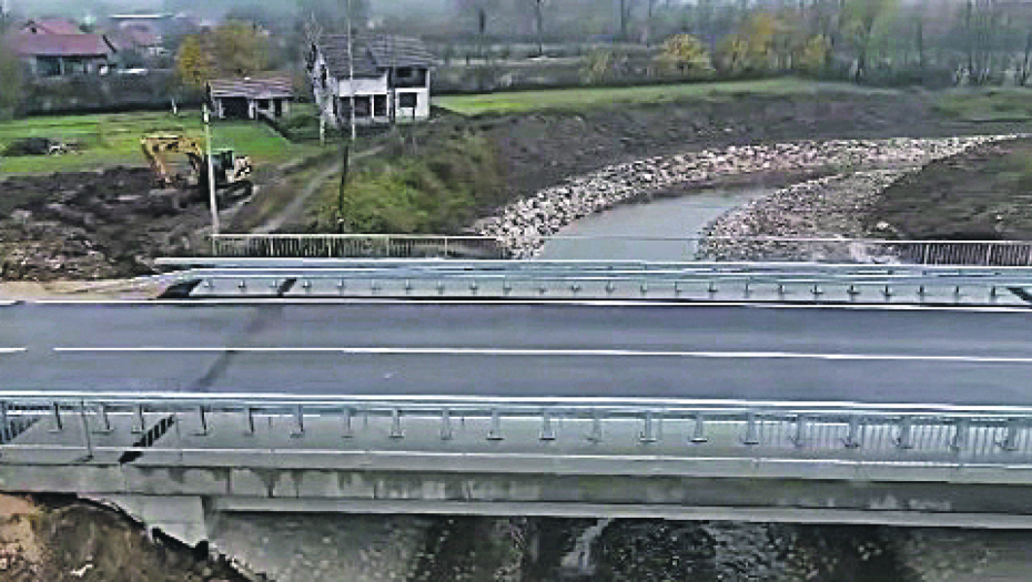 RADILI DAN I NOĆ Pušten u saobraćaj novi most u Adranima kod Kraljeva