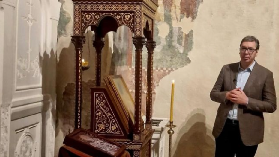 VUČIĆ OBIŠAO VELIKU SRPSKU SVETINJU "Narodi koji ne čuvaju svoju prošlost, nemaju ni svoju budućnost" (FOTO)
