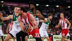 OLIMPIJAKOS UBEDLJIV PROTIV ŽALGIRISA Milutinov jednocifren