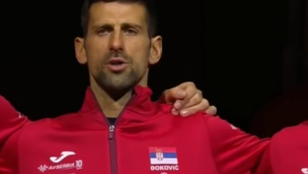 OVO SU STRAST I LJUBAV Novak i teniseri moćno zapevali himnu, sve se trese (VIDEO)