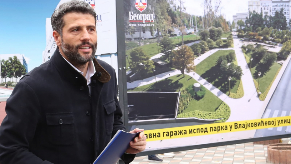 Šapić: Obnova Trga Nikole Pašića i nastavak izgradnje garaže u Vlajkovićevoj ulici kreću čim vreme dozvoli