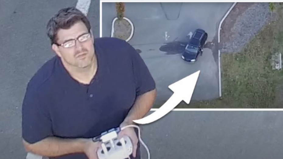 DRONOM PRATIO ŽENU DA OTKRIJE DA LI GA VARA Kada je saznao istinu, nije  mu bilo dobro (VIDEO)