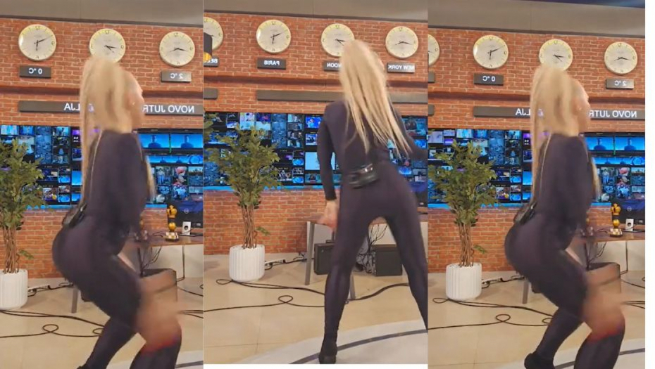 TOTALNI HAOS U STUDIJU! Jovana Jeremić zamešala kukovima, a u zanosu pokazala i malo više