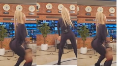 TOTALNI HAOS U STUDIJU! Jovana Jeremić zamešala kukovima, a u zanosu pokazala i malo više