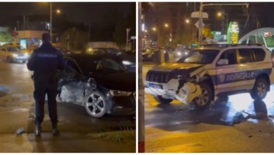 ZBOG OVE GREŠKE SE ŽENA U NS ZAKUCALA U POLICIJSKO VOZILO Interventni auto je skroz smrskan