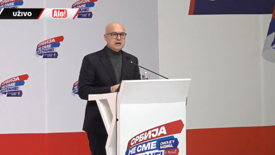 SRBIJA JE PRESTALA DA BUDE DŽAK ZA UDARANJE I DA SE BRUKA PRED SVIMA Stamatović zagrmeo na skupu u Užicu