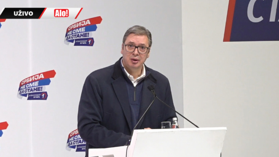 VUČIĆ SE ZAHVALIO NA OGROMNOJ PODRŠCI "Vi ste naša snaga, ljudi su naša snaga, bez vas mi smo ništa"