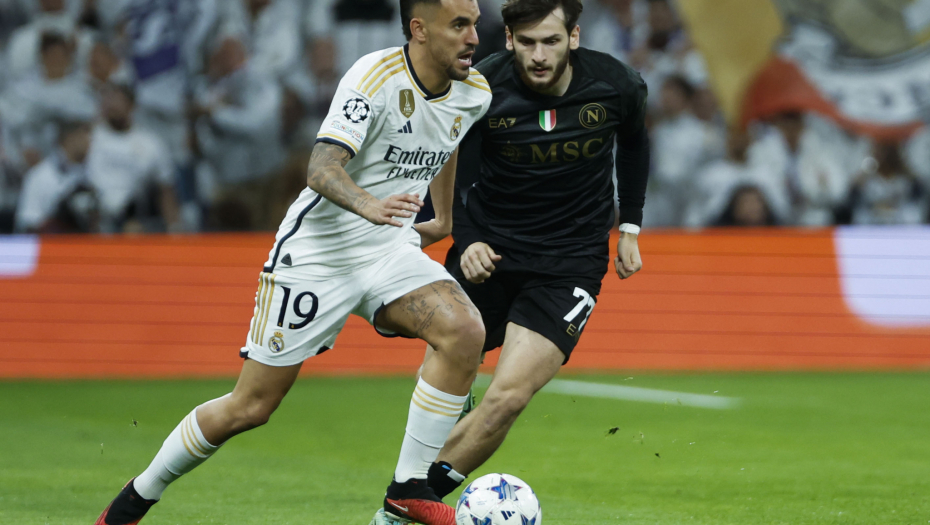 REAL OVERIO PRVO MESTO U DERBIJU KOLA Madriđani u meču punom preokreta srušili Napoli, Arsenal demolirao Lens, Inter od ivice provalije do boda u Lisabonu
