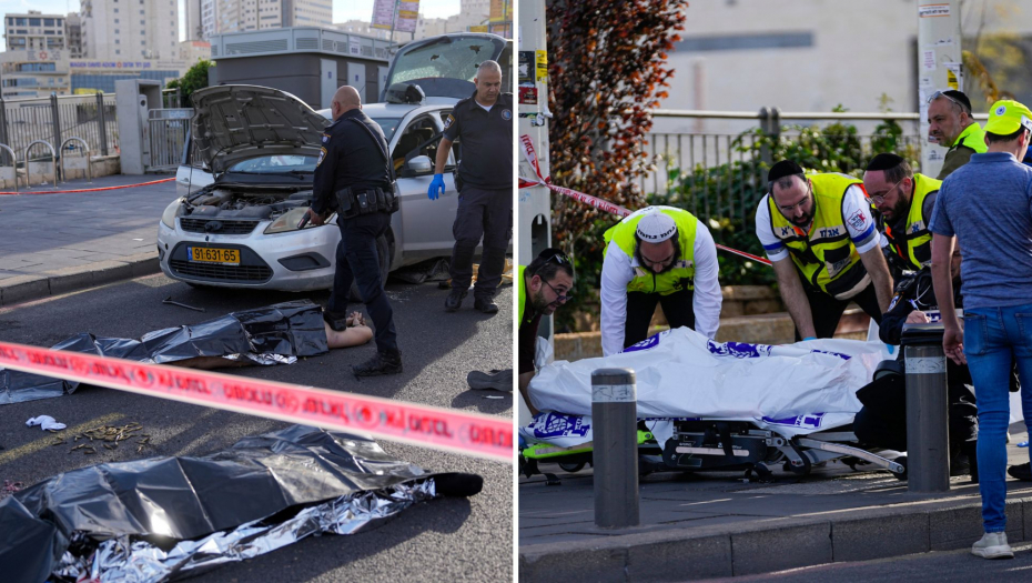 PRVE FOTOGRAFIJE NAKON TERORISTIČKOG NAPADA U JERUSALIMU Potresne scene iz Svete zemlje