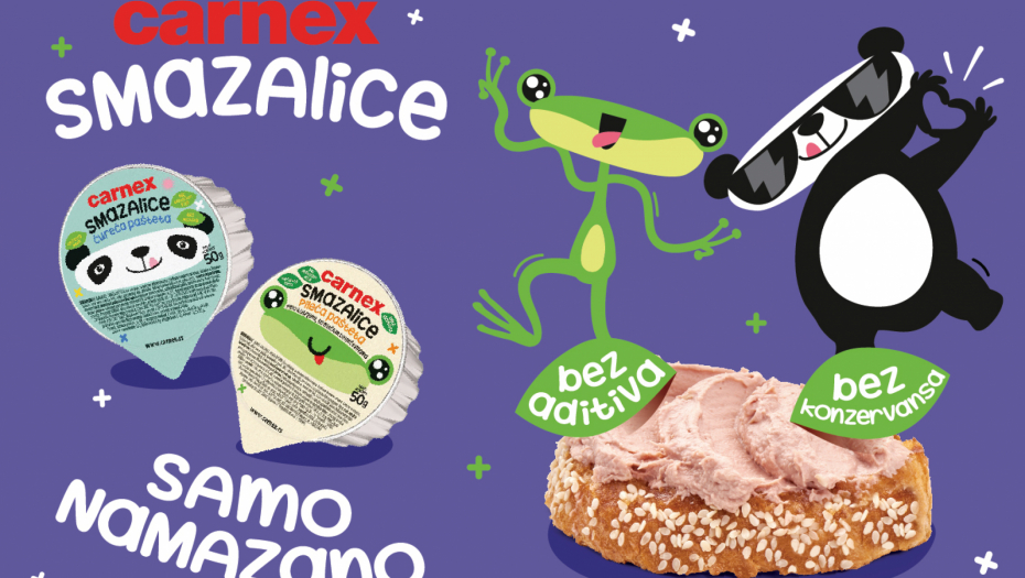 Svaki dan namazan uz Carnex Smazalice!