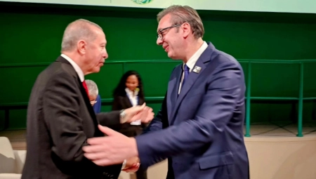 "U JANUARU OČEKUJEM VELIKU I VAŽNU POSETU!" Vučić se u Dubaiju sa Erdoganom (FOTO)