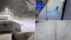 SNEŽNA APOKALIPSA U NEMAČKOJ Putnici zaglavljeni u vozilima