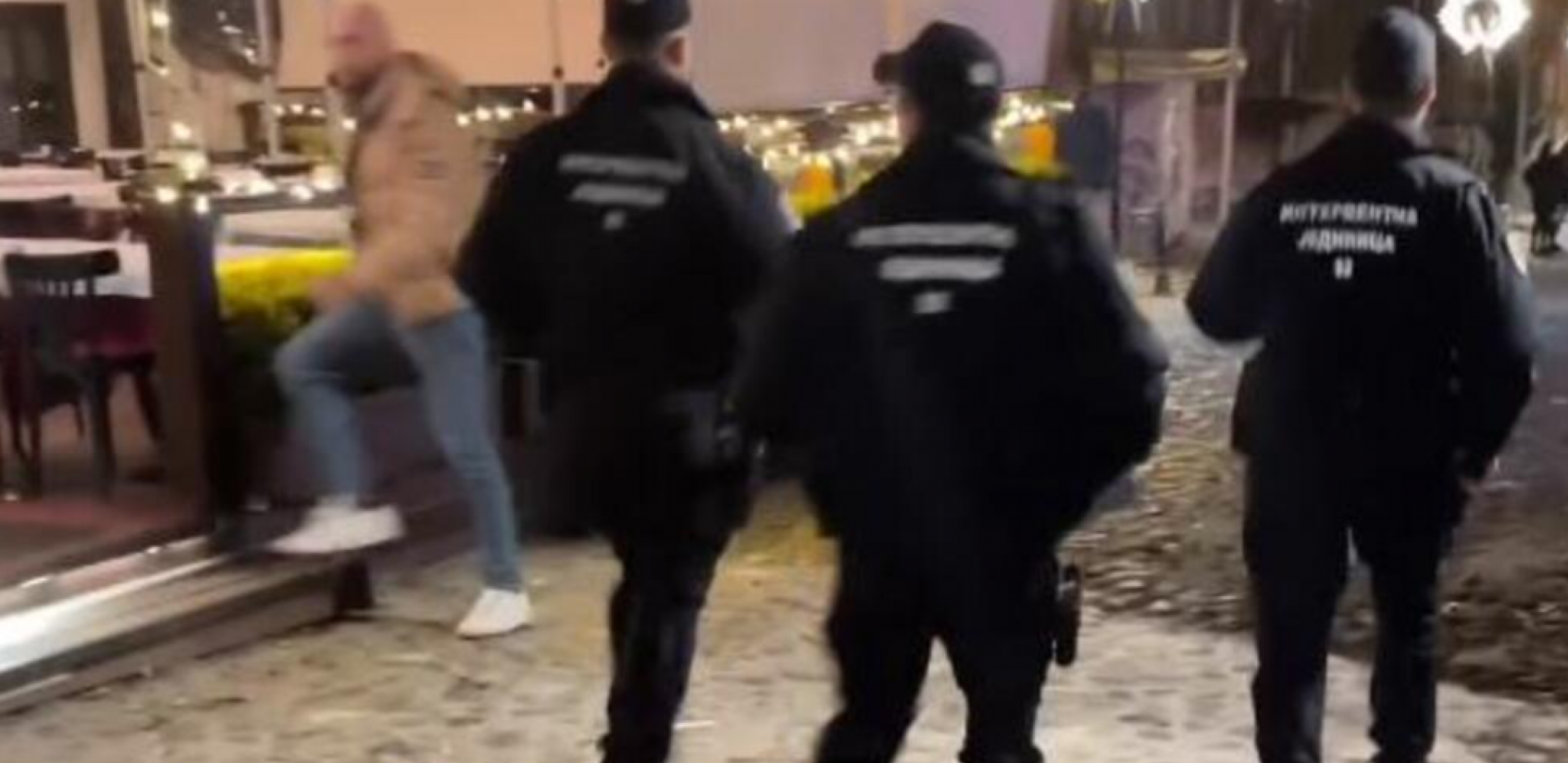 RUS OBJAVIO SNIMAK IZ SKADARLIJE Nakon pucnjave policija uleće u restoran