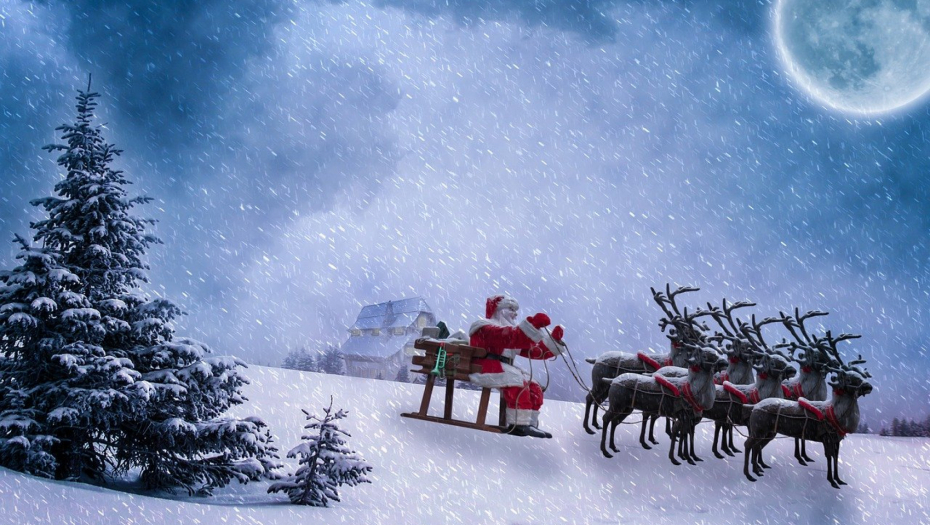 KO ĆE VUĆI SANKE Rudolf je pobegao, prava noćna mora za Deda Mraza