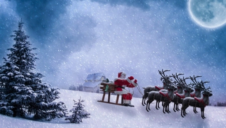 KO ĆE VUĆI SANKE Rudolf je pobegao, prava noćna mora za Deda Mraza