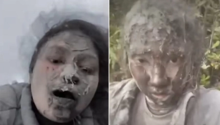 "MAMA, POMOZI MI" Potresan snimak uzdrmao svet: Devojke se našle usred erupcije vulkana (VIDEO)