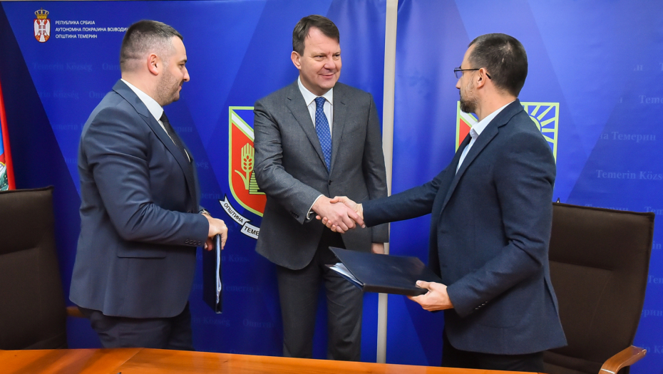 Mirović prisustvovao potpisivanju ugovora za izgradnju fabrike vode u Temerinu