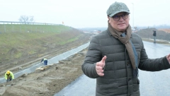 Ministar građevinarstva, saobraćaja i infrastrukture Republike Srbije Goran Vesić obišao radove na nadvožnjaku na Km95+739