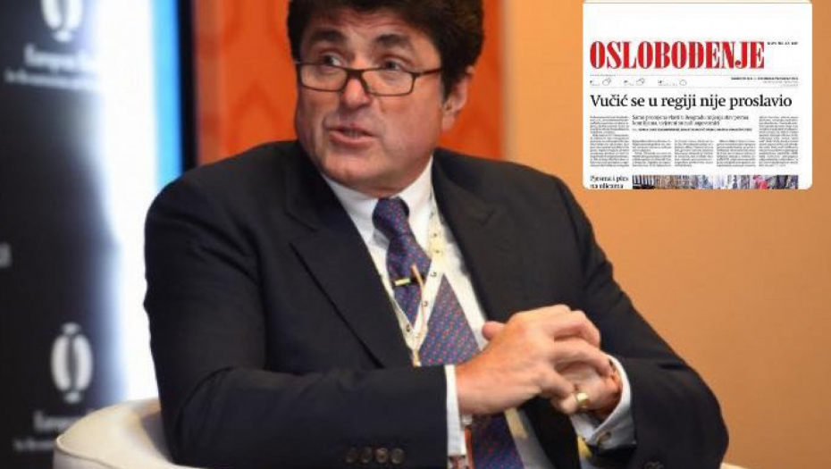 ŠOLAK U REGIONU ORGANIZUJE HAJKU NA SRBE I SRBIJU Sad je angažovao i sarajevsko "Oslobođenje" u kampanji protiv Srbije (FOTO)