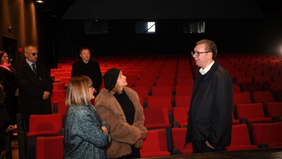 VUČIĆ OBIŠAO SCENU "BOJAN STUPICA" Renoviramo prestižni Teatar (VIDEO)