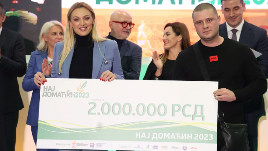 PROGLAŠEN " NAJDOMAĆIN 2023" Glavna nagrada od 2 miliona dinara otišla u Dimitrovgrad