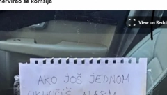 PISMO KOMŠIJE NA ŠOFERŠAJBNI NASMEJALO I RAZBESNELO SRBIJU Šta biste vi odgovorili da dočekate ovakvu ozbiljnu pretnju?