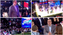 NAJISPRAVNIJA JE POLITIKA KOJU VODI ALEKSANDAR VUČIĆ Predsednik zahvalio na podršci: Srbija će 18. decembra ostati na putu uspeha!