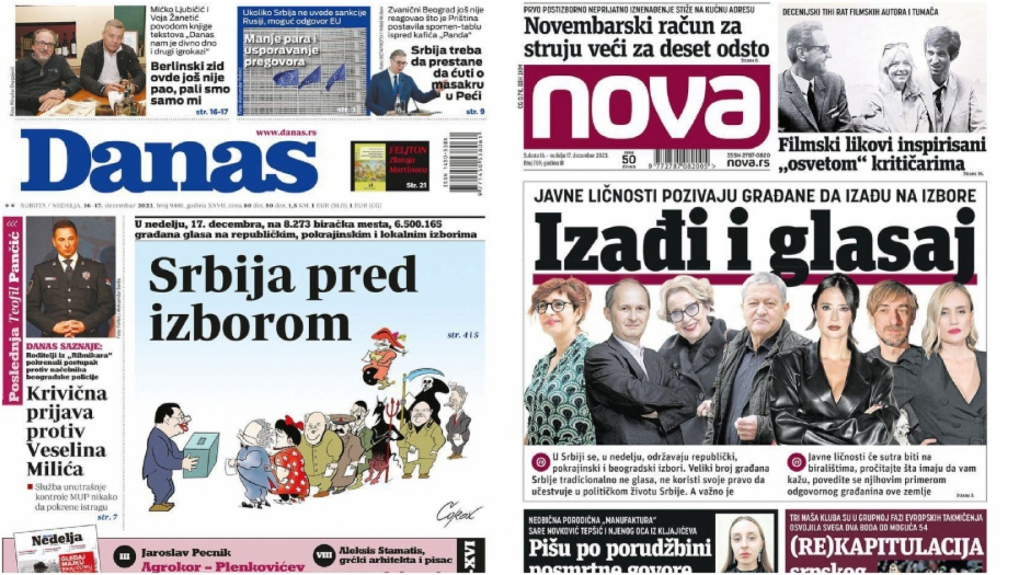 ŠOLAKOVI MEDIJI NASTAVLJAJU DA KRŠE IZBORNU TIŠINU! (FOTO)