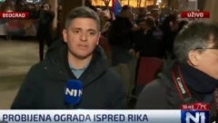 N1 JAVLJA: Incidenti ispred RIK-a (VIDEO)
