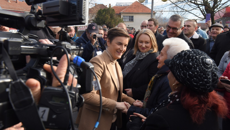 "HVALA LJUDIMA ŠTO SU PREPOZNALI ONO ŠTO SMO RADILI!" Premijerka posetila opštinu Lebane