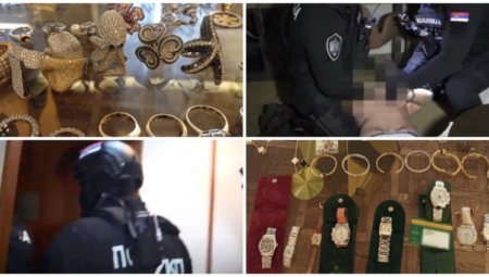 OVAKO JE PALA EKIPA KOJA JE OJADILA TAMARU EKLSTON I BOGATAŠE IZ ENGLESKE Policija objavila snimak, pogledajte SKUPOCENI PLEN koji je otkriven