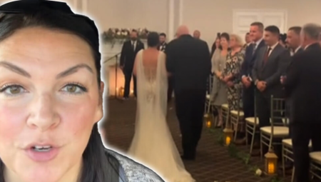 OCU SPALE PANTALONE DOK JE PRATIO DO OLTARA Sara podelila snimak sa venčanja: "Svi su se smejali..." (VIDEO)