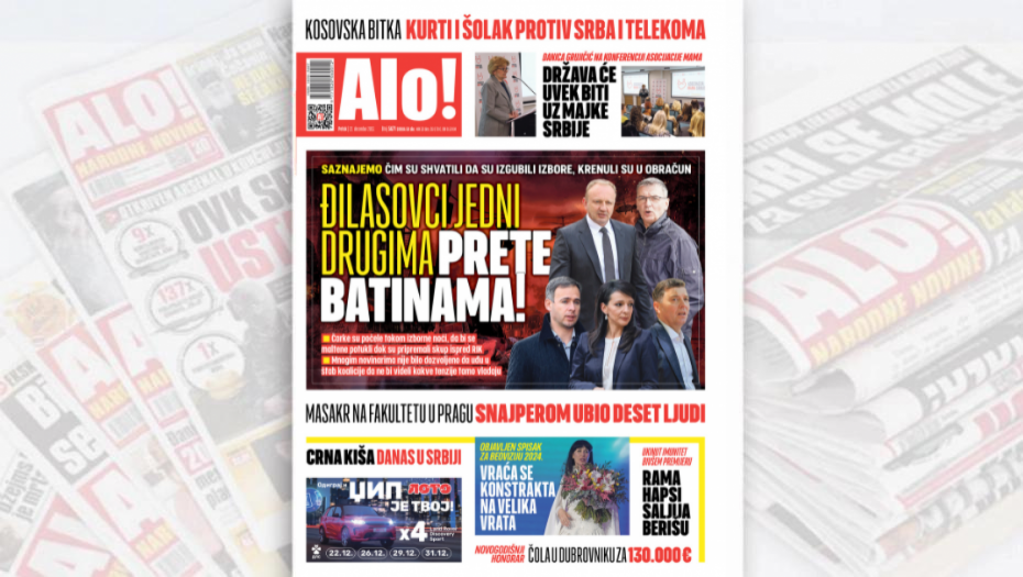 ĐILASOVCI JEDNI DRUGIMA PRETE BATINAMA! Saznajemo: Čim su shvatili da su izgubili izbore, krenuli su u međusobni obračun