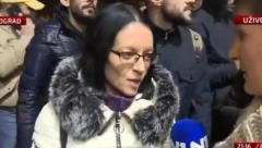 APSURD NA ĐILASOVOM PROTESTU Protiv je "dovođenja ljudi sa stane", pa došla iz Kruševca da ruši Beograd? (VIDEO)