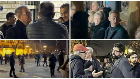 ZAVRŠEN POLITIČKI PROTEST ĐILASOVE KOALICIJE U BEOGRADU Gotova blokada, pušten saobraćaj