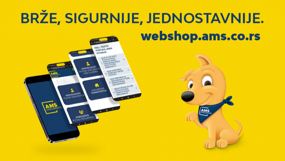 Na unapređenom Webshop-u AMS Osiguranja lakše i brže do dragocenih polisa!