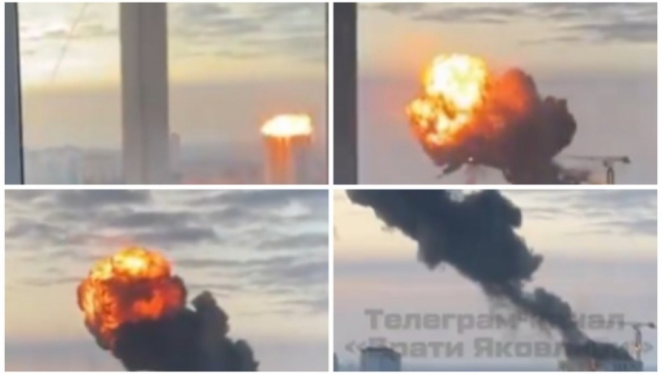 GORI KIJEV, RAKETA GRUNULA U VRH SOLITERA Najveći napad Rusije do sada, broje se mrtvi i ranjeni (VIDEO)