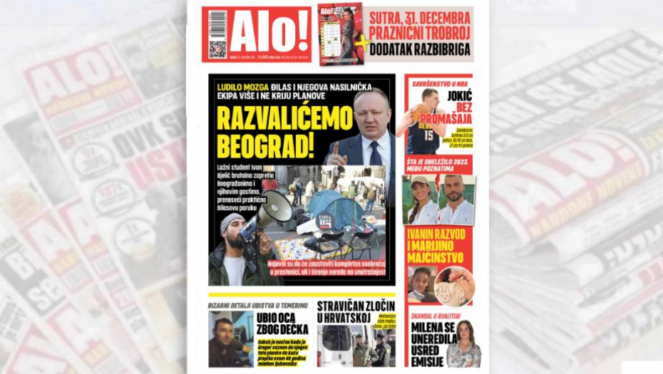 RAZVALIĆEMO BEOGRAD! Đilas i njegova nasilnička ekipa više i ne kriju planove