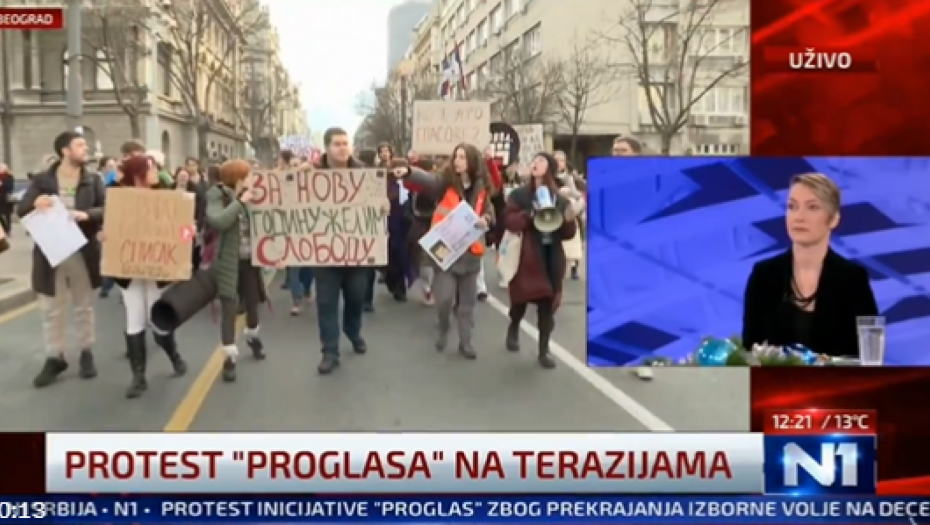 VODITELJKA N1 OČAJNA: Skoro milion ljudi glasalo za opoziciju, ali ih nema na ulici!