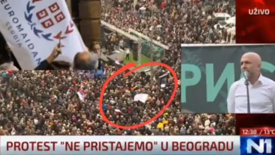 NA SKUPU "PROGLASA" ZASTAVE MAJDANA Ovo je dokaz - ne odustaju od haosa!